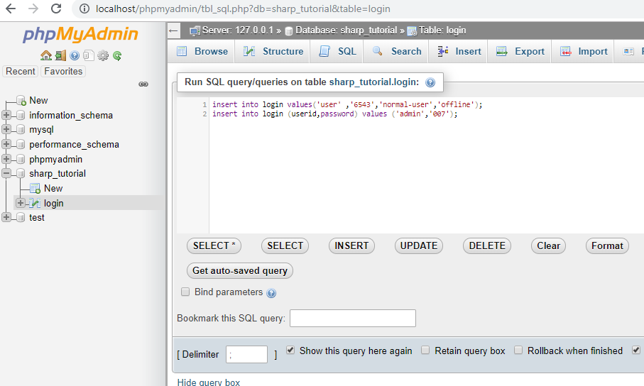 Sql insert into select